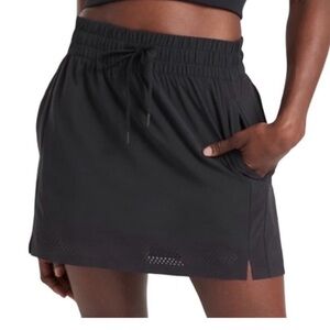 Athleta Baja Skort New Black Size 6 New Skirt Shorts